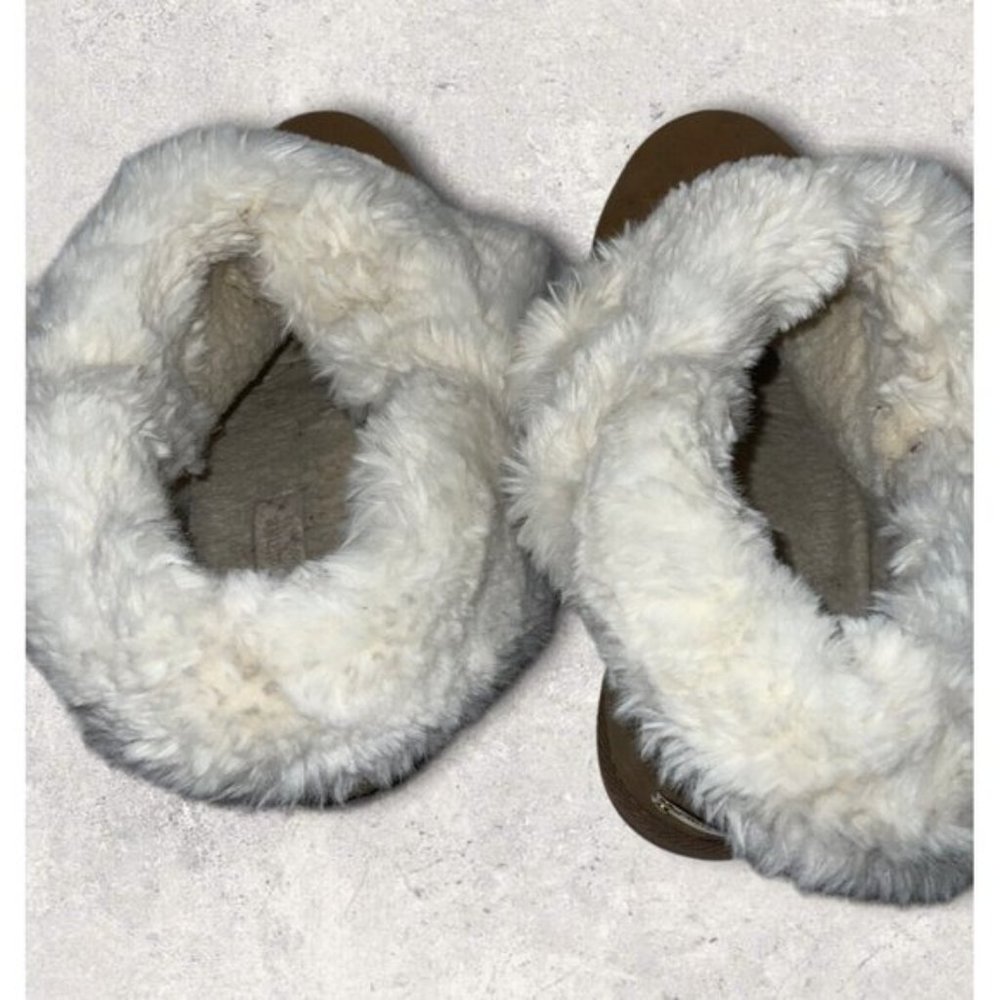 Juicy Couture Firecracker Boots Faux Fur Lined Hidden Winter Wedges Women's 9.5 - Picture 8 of 12